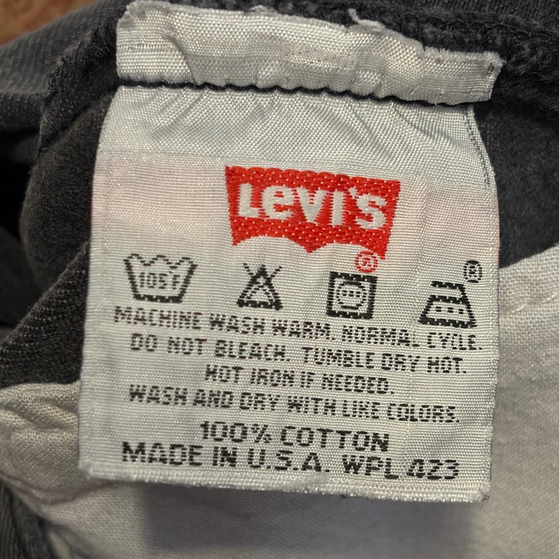 90s Made in USA 빈티지 리바이스 501 블랙진 청바지 상품이미지8