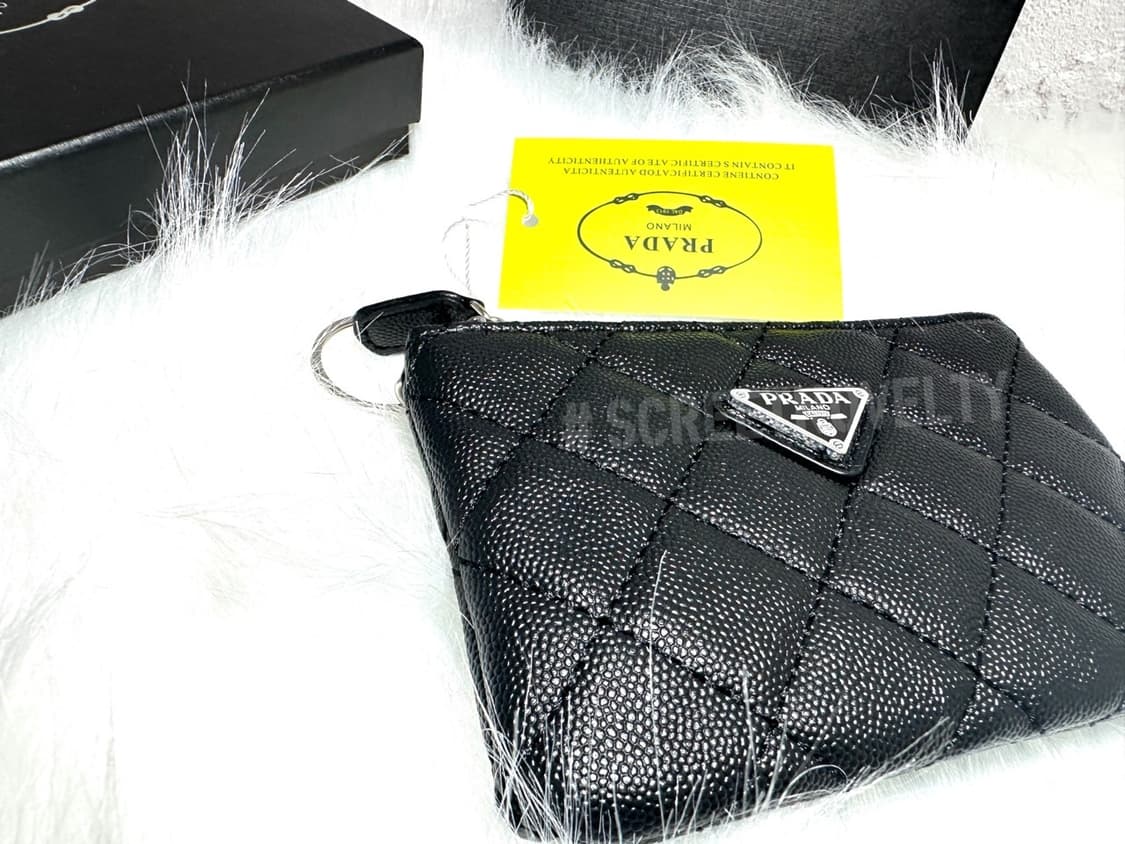 프라다뷰티 캐비어 미니 파우치 동전지갑  풀박스 상품이미지4