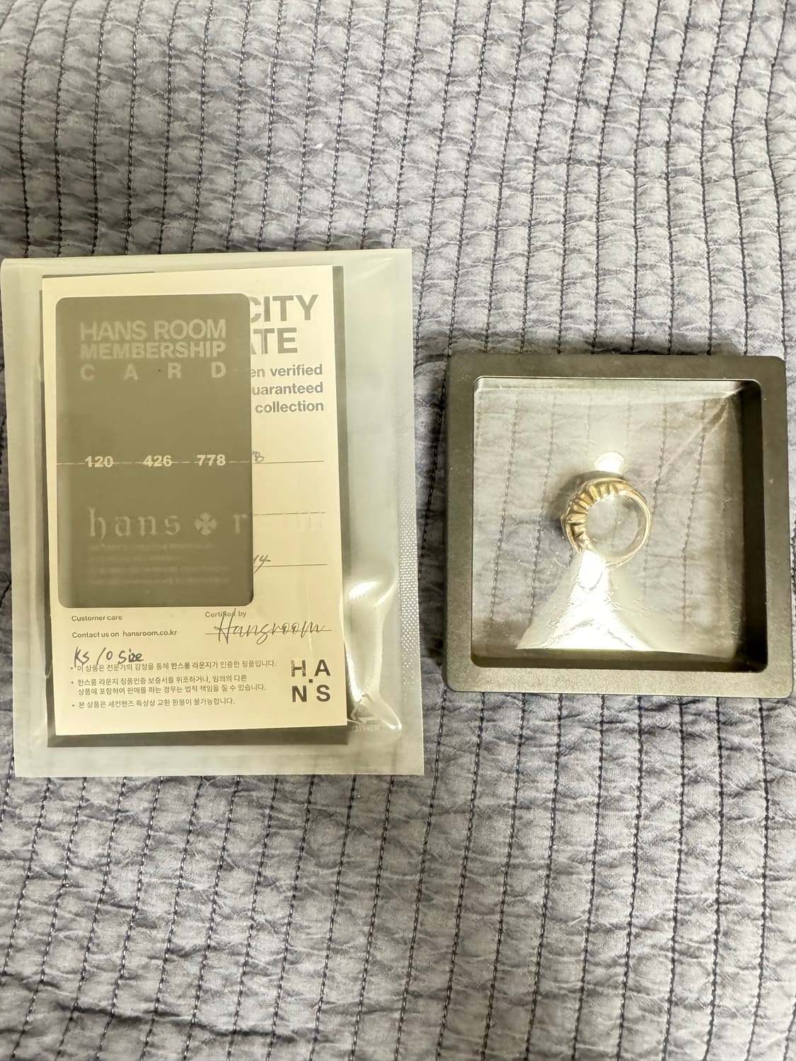 크롬하츠 K&T링 US5~6 새끼손가락용(국내10호) 상품이미지4