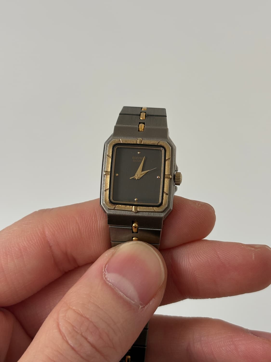 1980s Black Dial Square Ladies Quartz 상품이미지1