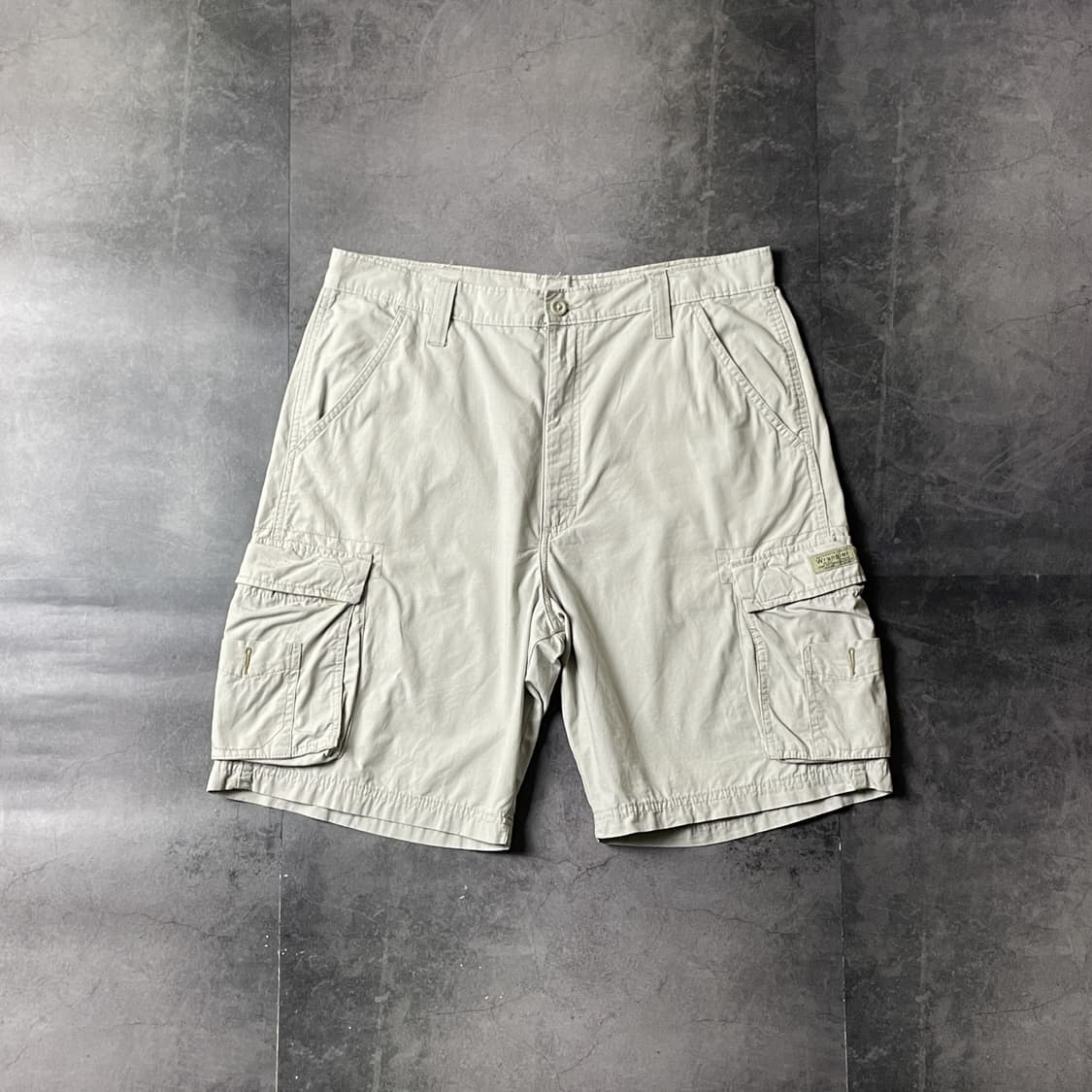 WRANGLER 랭글러 빈티지 아이보리 카고 하프 팬츠 A00751 상품이미지1