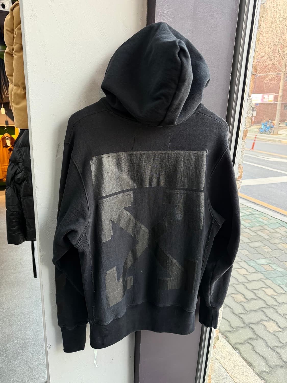 L/ 오프화이트x챔피온 백로고 디스 후드티 상품이미지7