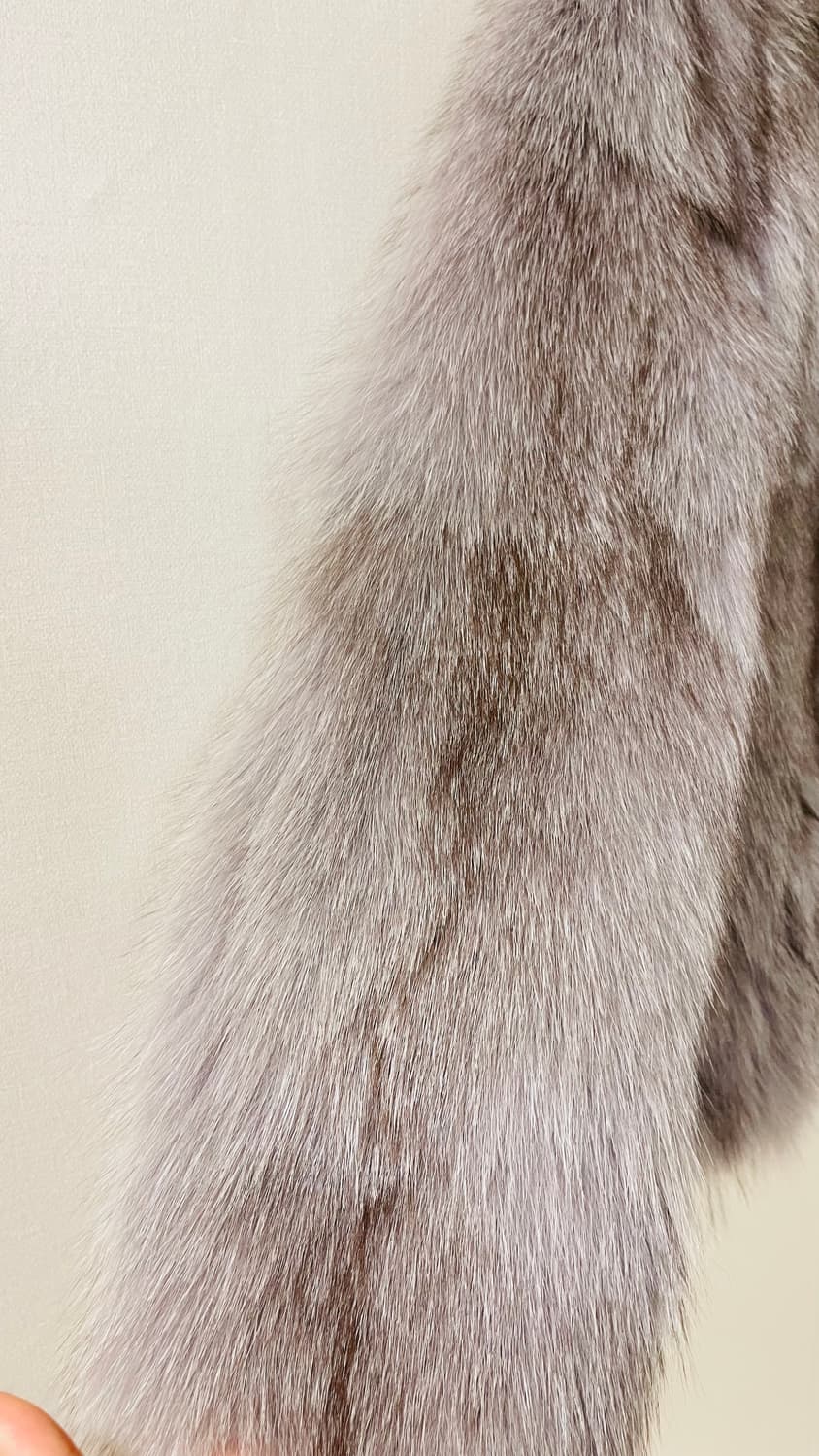 프루 FROU 천연 그레이 폭스퍼 집업 자켓  실착 2회 따뜻하고 예쁨 상품이미지3