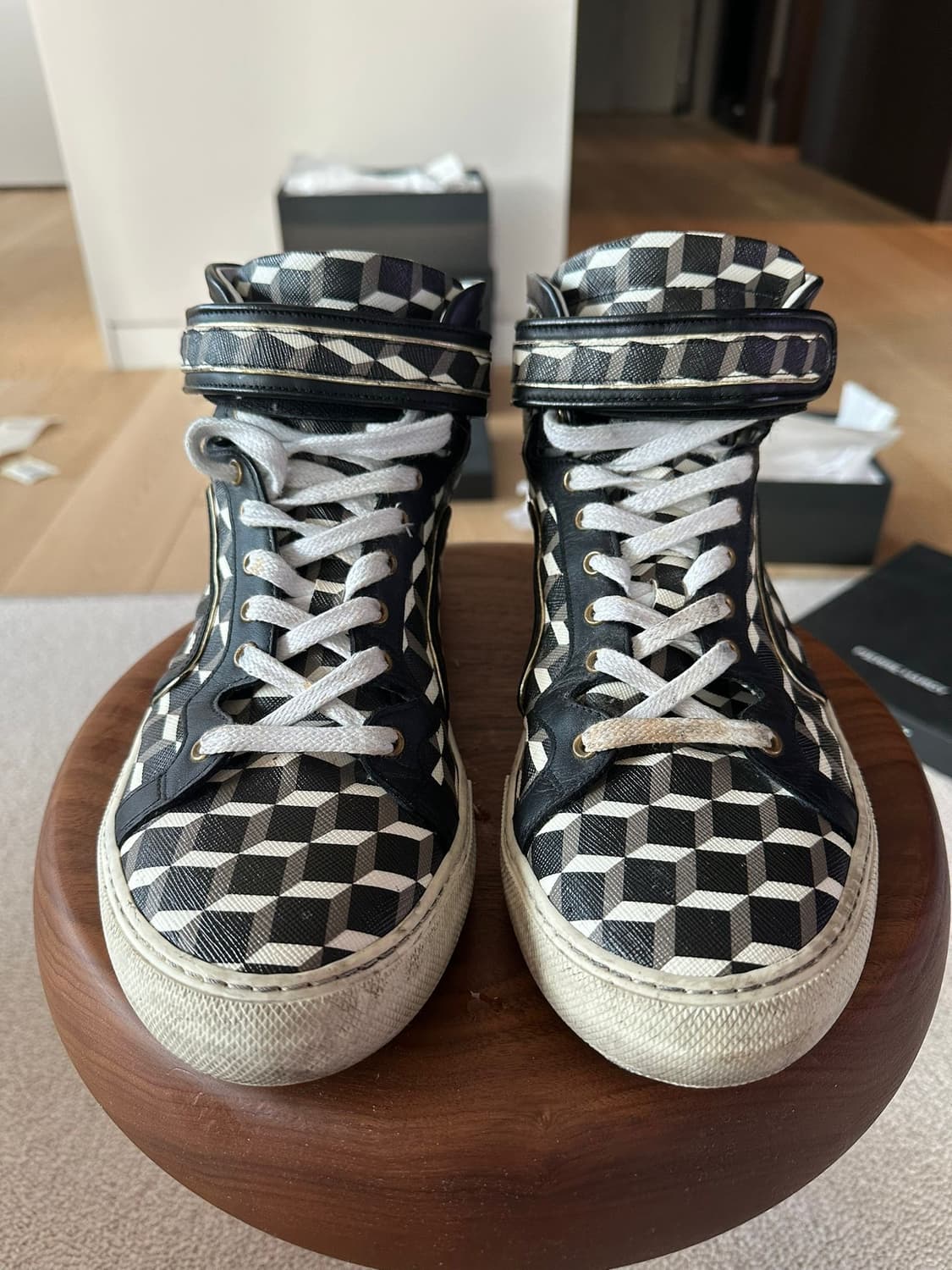 PIERRE HARDY CUBE BOX LEATHER HIGH TOP 상품이미지2