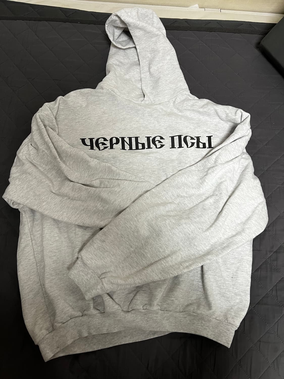 이지 x 고샤 루브친스키 YZY 블랙 독스 후드 헤더 그레이 (2) 판매 상품이미지2