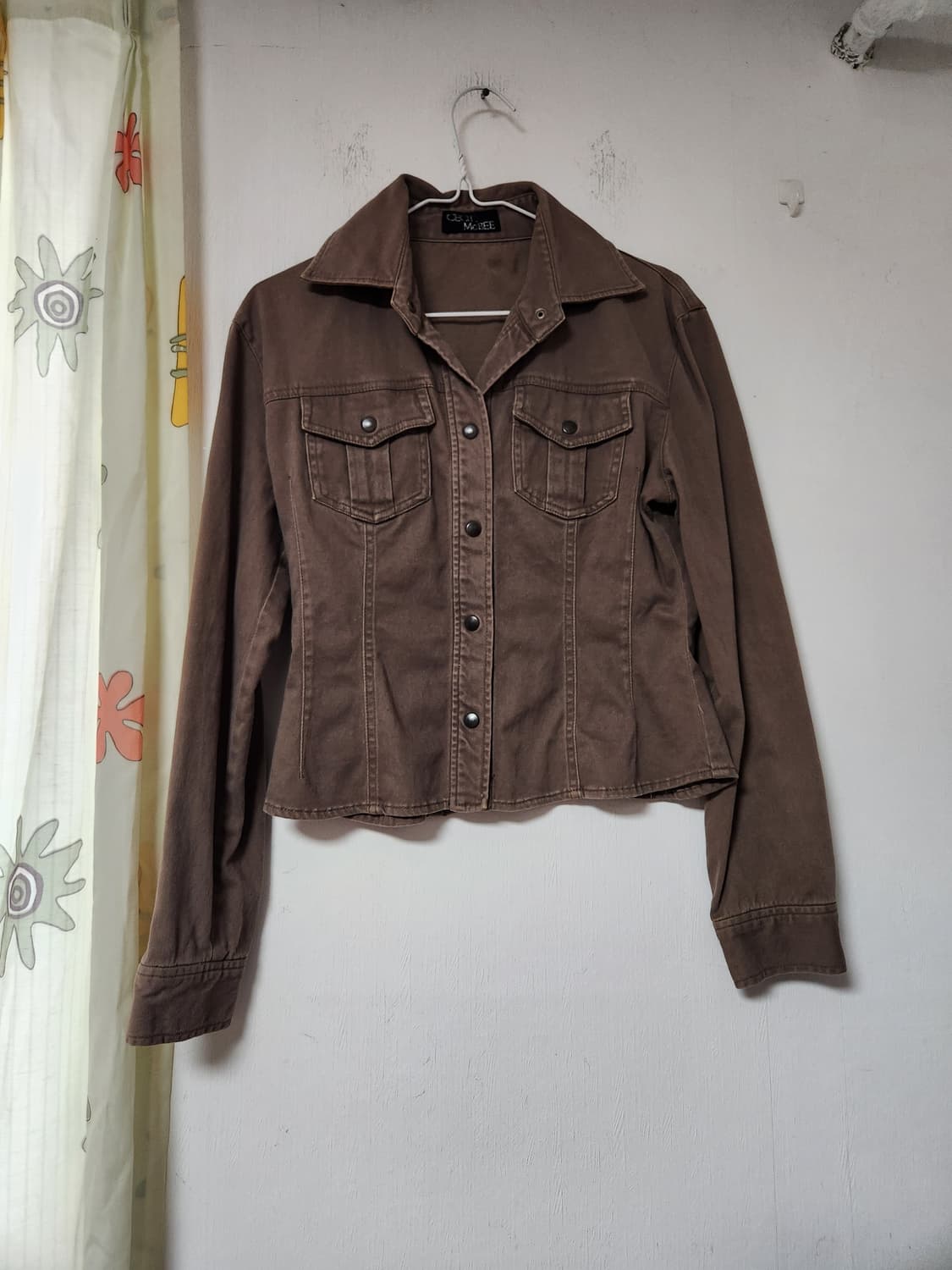 CECLL MCBEE 브라운 면 자켓 M 상품이미지1