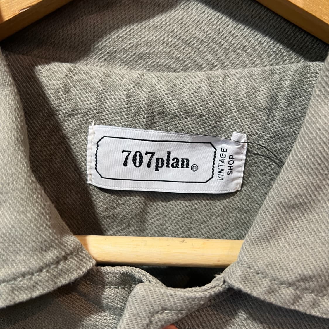 707Plan 빈티지 코튼 셔츠 상품이미지3