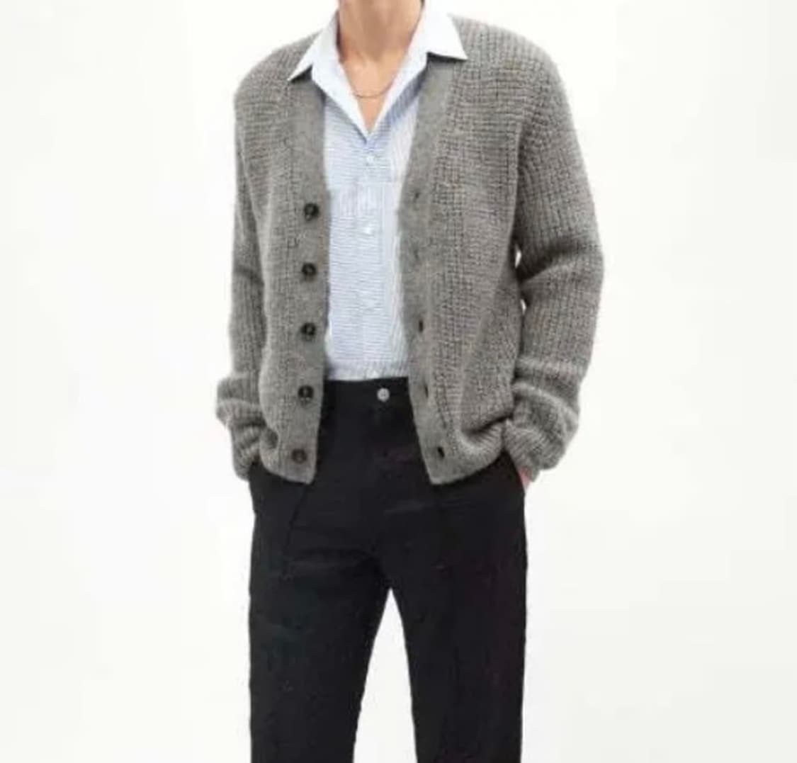 sunflower 알파카 울 가디건 L사이즈 상품이미지6