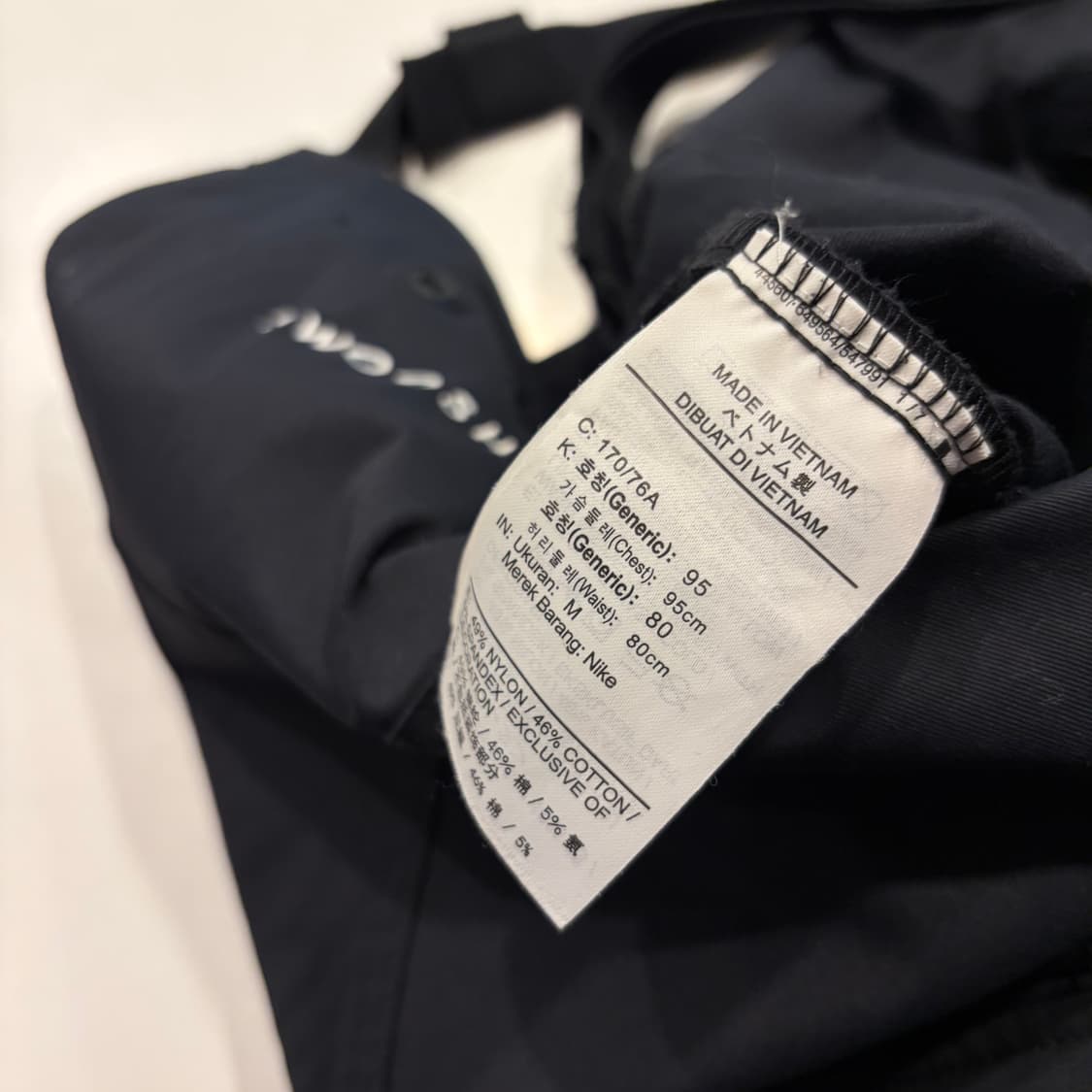 [M] 나이키 NSW 블랙 오버롤 멜빵 점프슈트 D787 상품이미지6