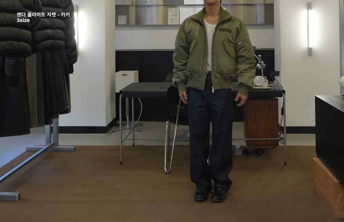 (후디진호 착용)  벨리에 랜더 플라이트 자켓 95 상품이미지2