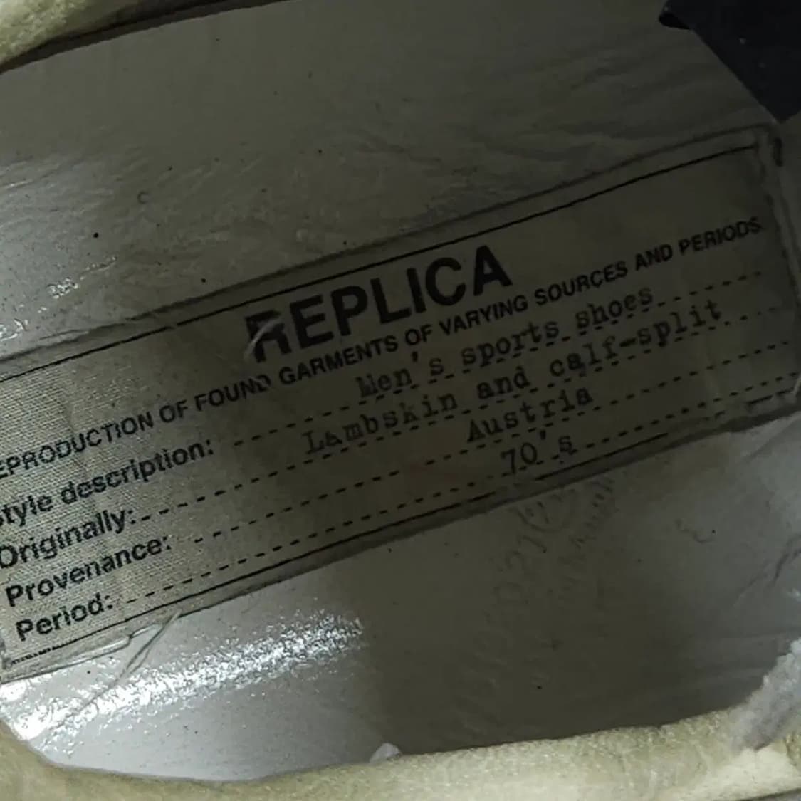 마르지엘라 독일군 리플리카 스니커즈 39 (유니섹스) 상품이미지10