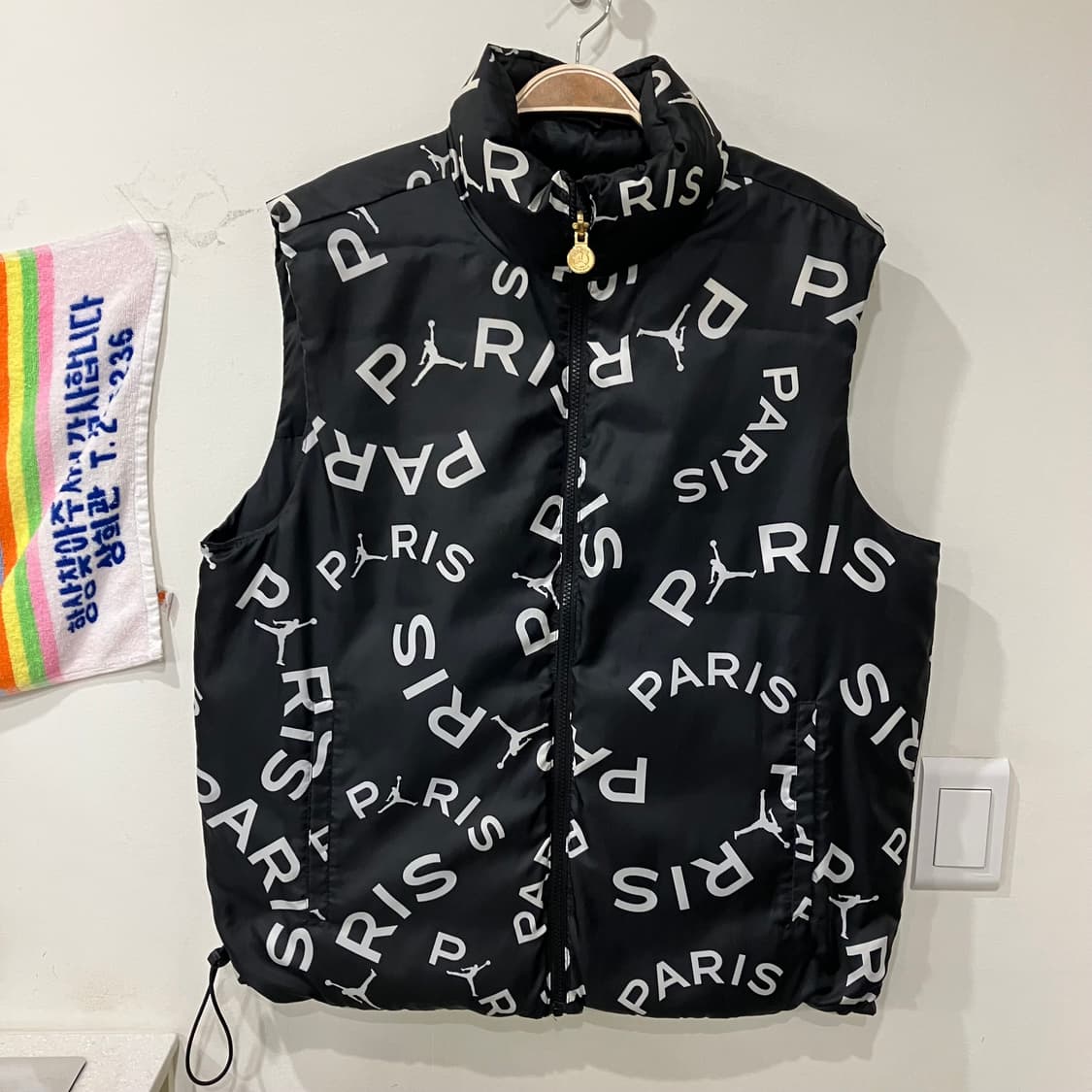 438 나이키 조던 파리생제르망 양면 패딩 베스트 조끼 psg 상품이미지3