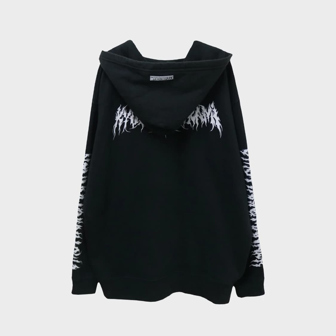 KYUSO NEKOKAMI 고스 레터링 후드티 63220 상품이미지2