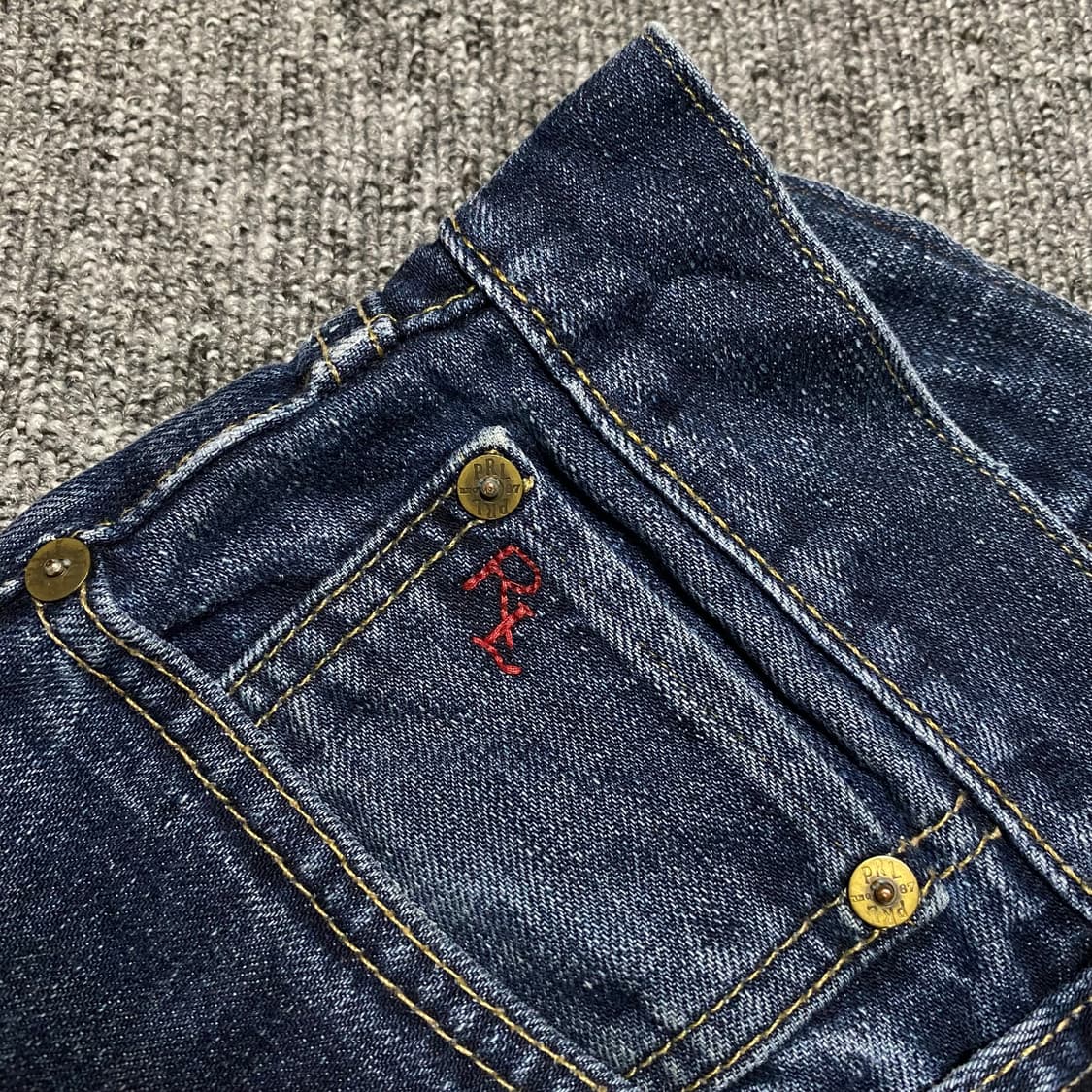 🌊 "진청" polo 867 denim jeans 상품이미지4