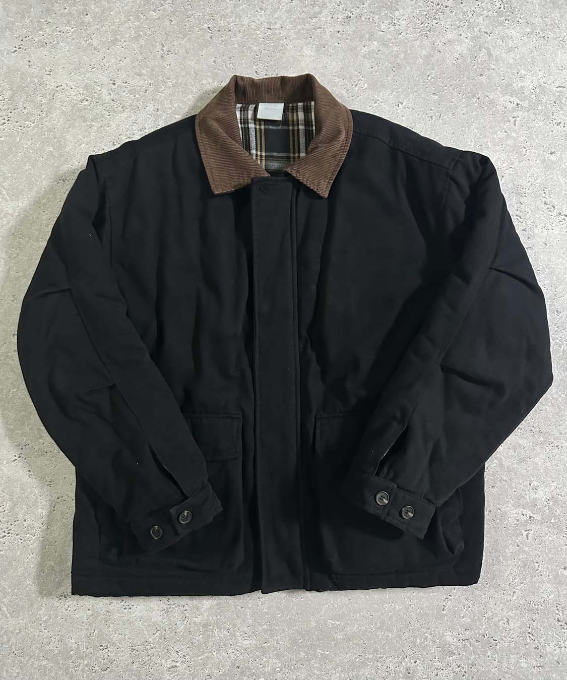 랍스튜디오 블랙 코듀로이 카라 상품이미지2