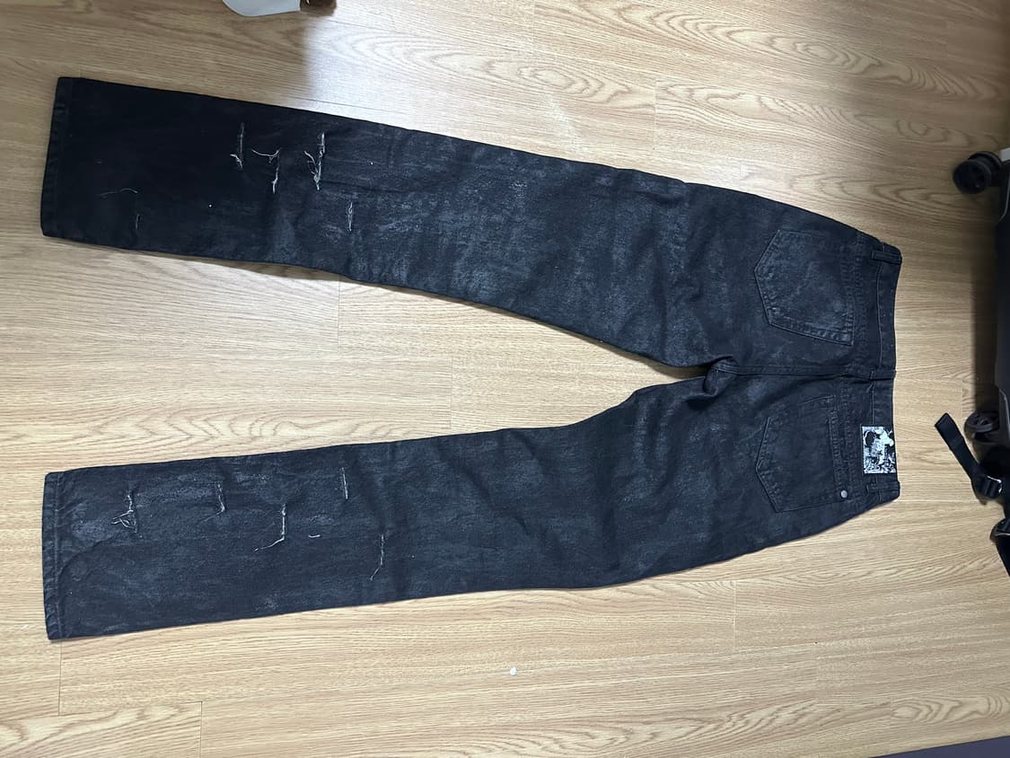 블랙 디스코팅진 슬림핏- black buleprint mod1s 상품이미지3