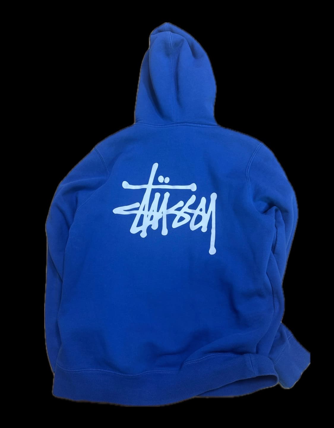 스투시 베이직 후드티 블루 상품이미지2