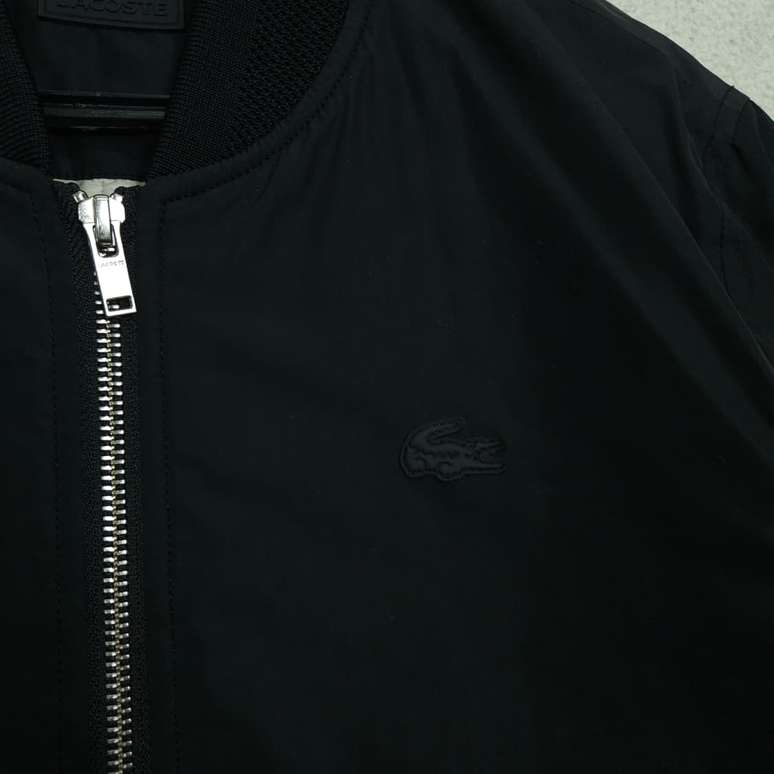 라코스테 봄버 자켓 36 블랙 상품이미지4
