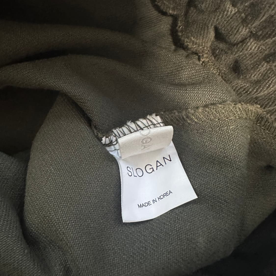 슬로건 카고 와이드 팬츠 상품이미지4