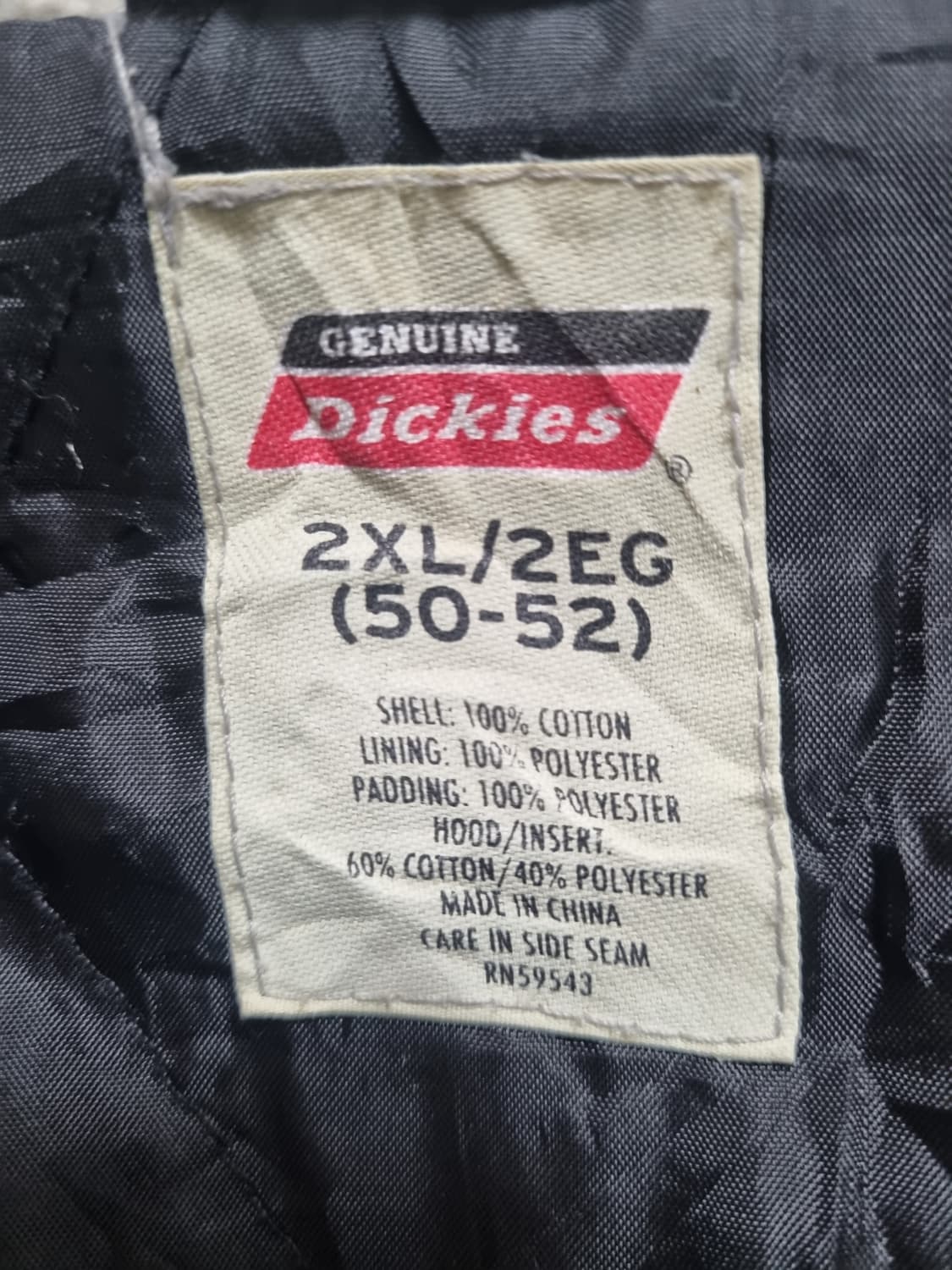 디키즈(original)빈티지 데님 후디 오버핏 워크자켓 2xl 상품이미지3