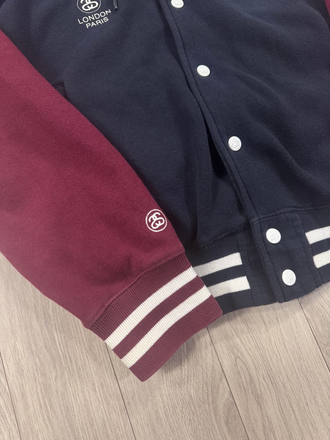 스투시 S로고 월드투어 버튼 후드집업 상품이미지6