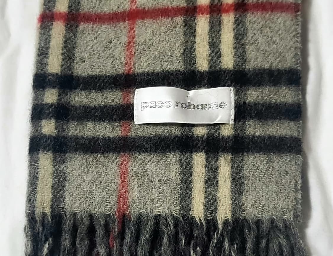 Paco Rabanne 파코라반 타탄체크 양면 울머플러 상품이미지7