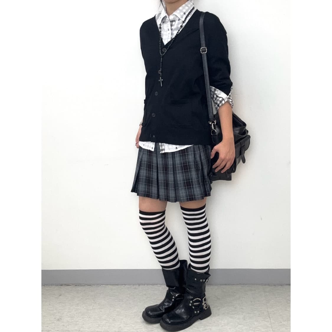 빈티지 블랙 가디건 상품이미지3