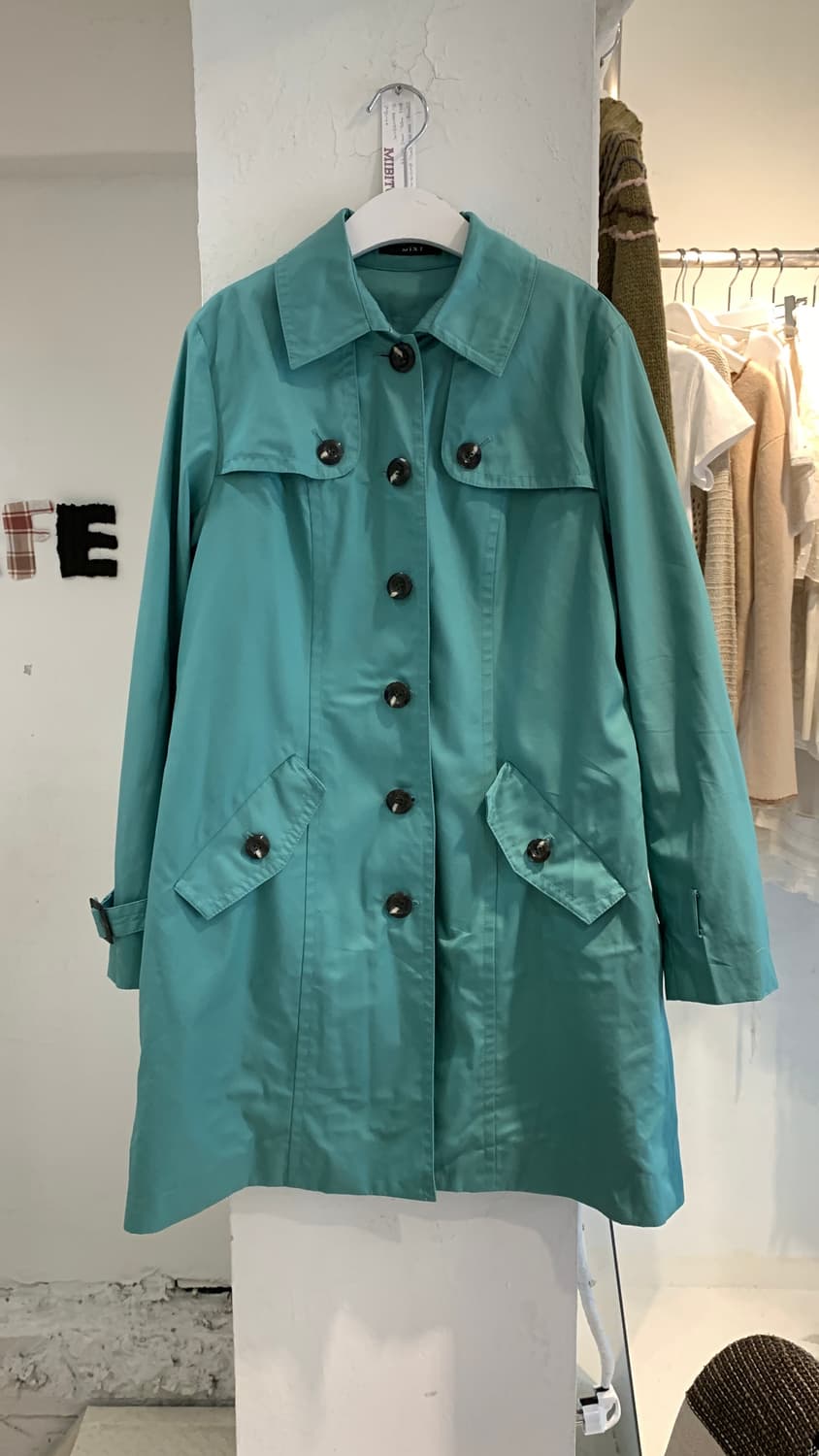 Mint burberry coat 상품이미지7