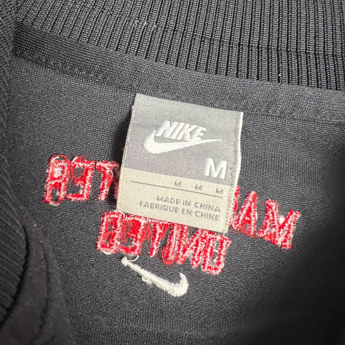 나이키 맨유 블랙 레드 트랙탑 져지 상품이미지4