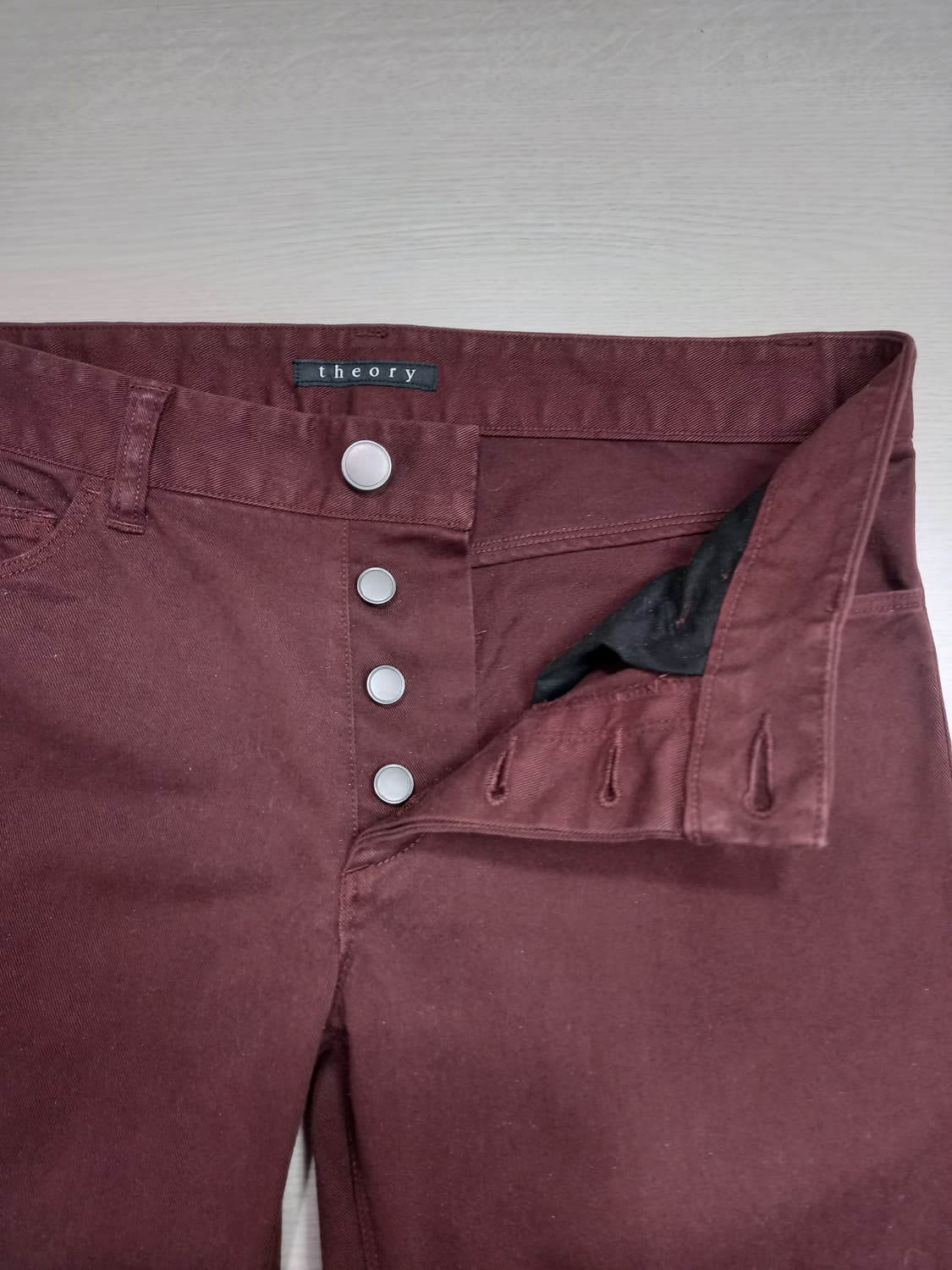29 theory 스판 치노팬츠 버건디 29-568 상품이미지6