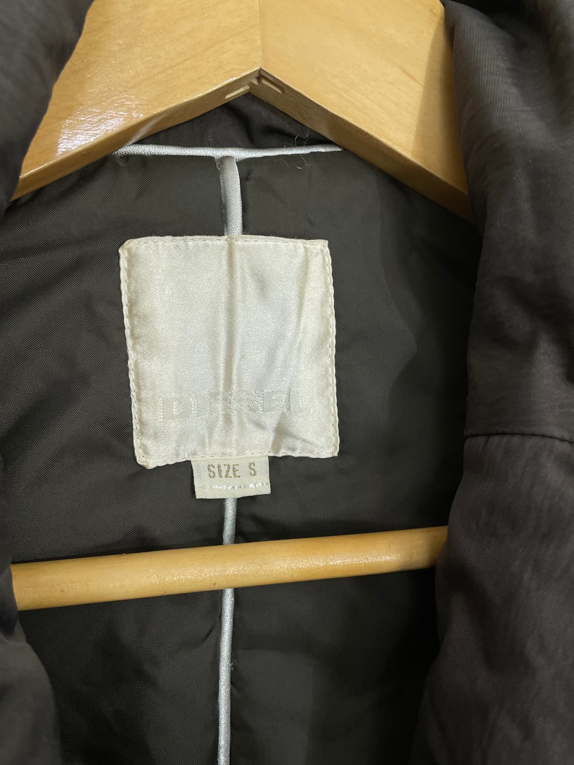 디젤 아카이브 y2k 바이커 봄버 자켓 브라운 패딩 점퍼 S 상품이미지9