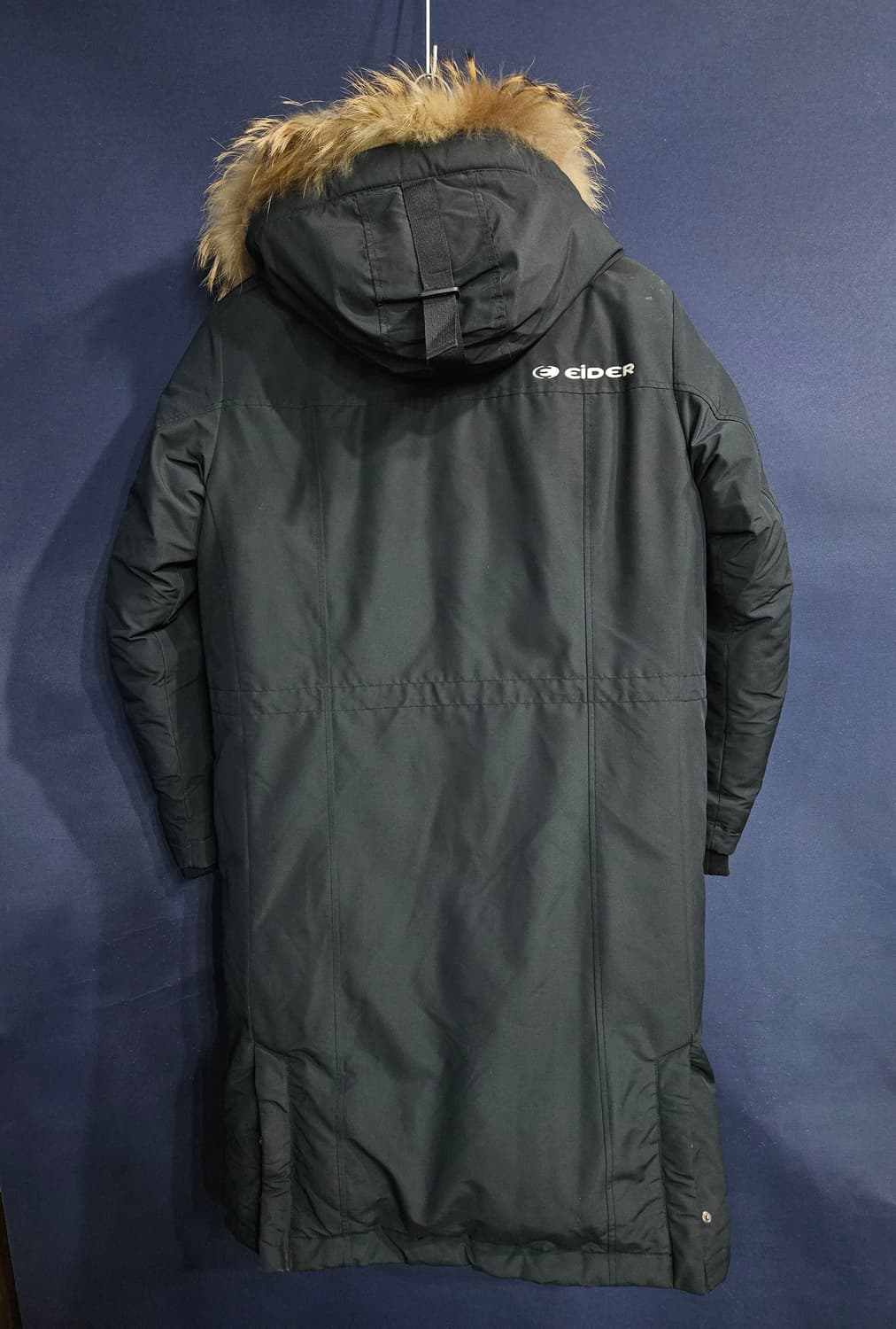 아이더 700필 블랙컬러 남성 100 덕다운 롱패딩  상품이미지2