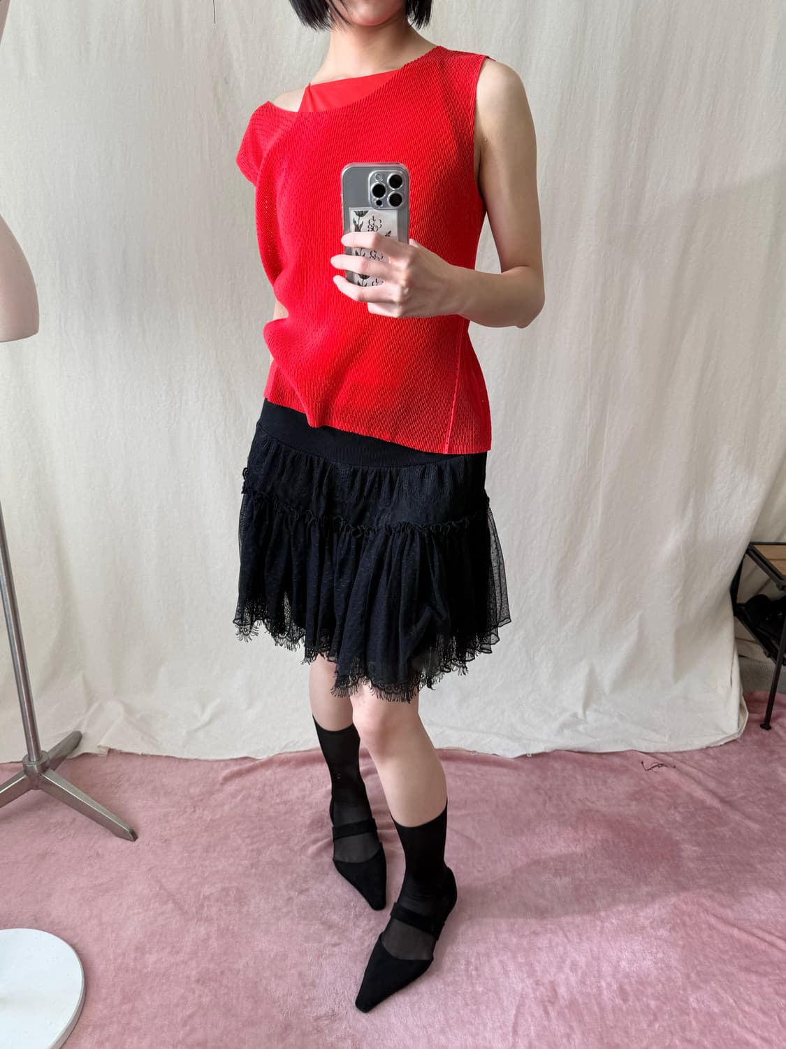 이세이미야케 Pleats Please 펀칭 플리츠 슬리브리스 상품이미지10