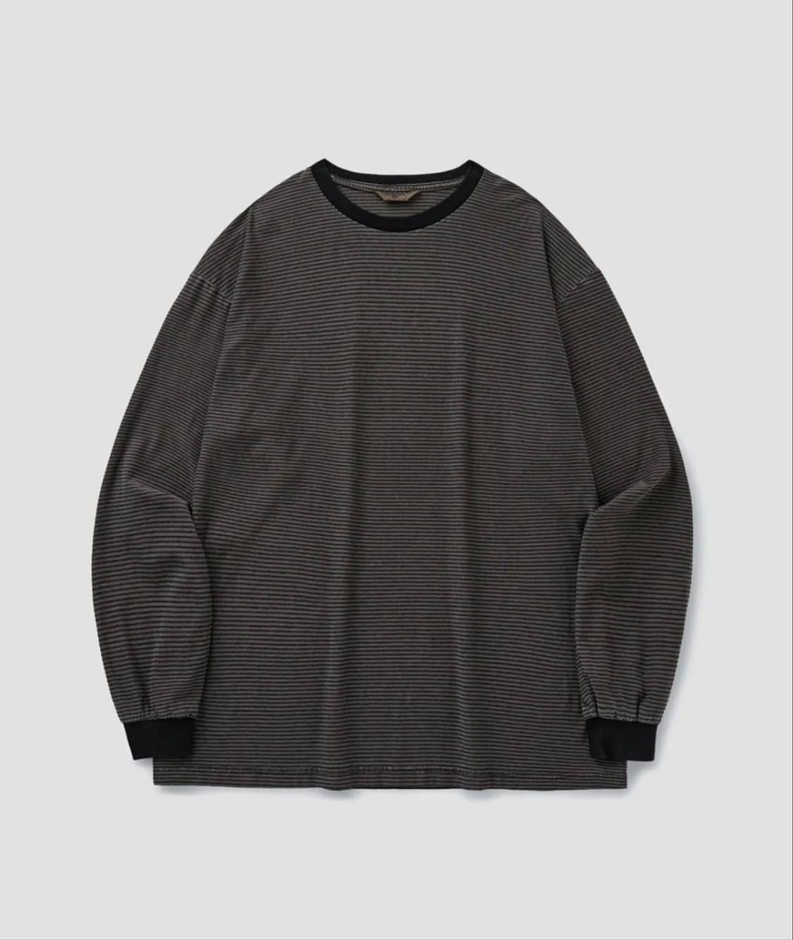 유니온블루 다잉 보더 롱슬리브 브라운 L 상품이미지1