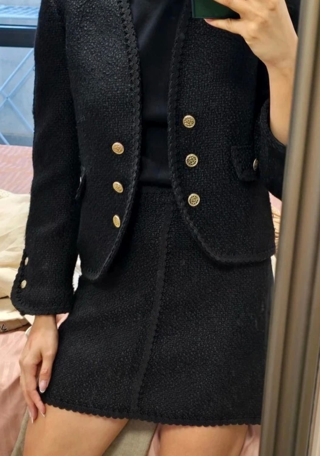 자라 트위드 셋업 상품이미지3