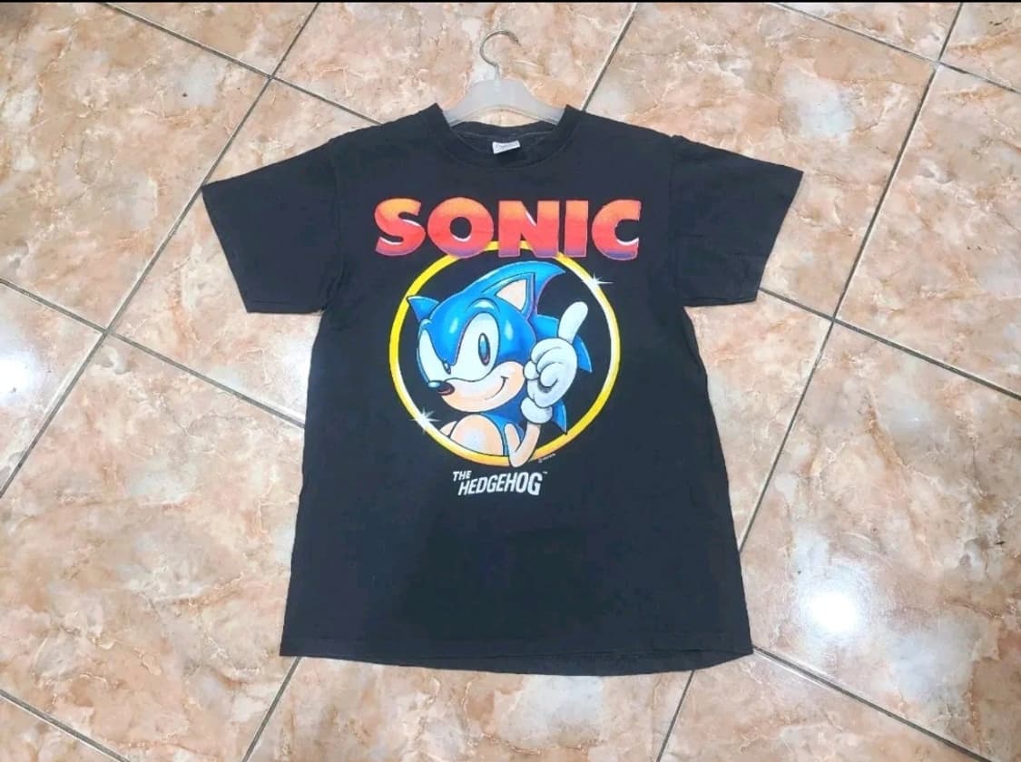 DELTA 1992 SEGA SONIC 소닉 빈티지티셔츠 상품이미지1