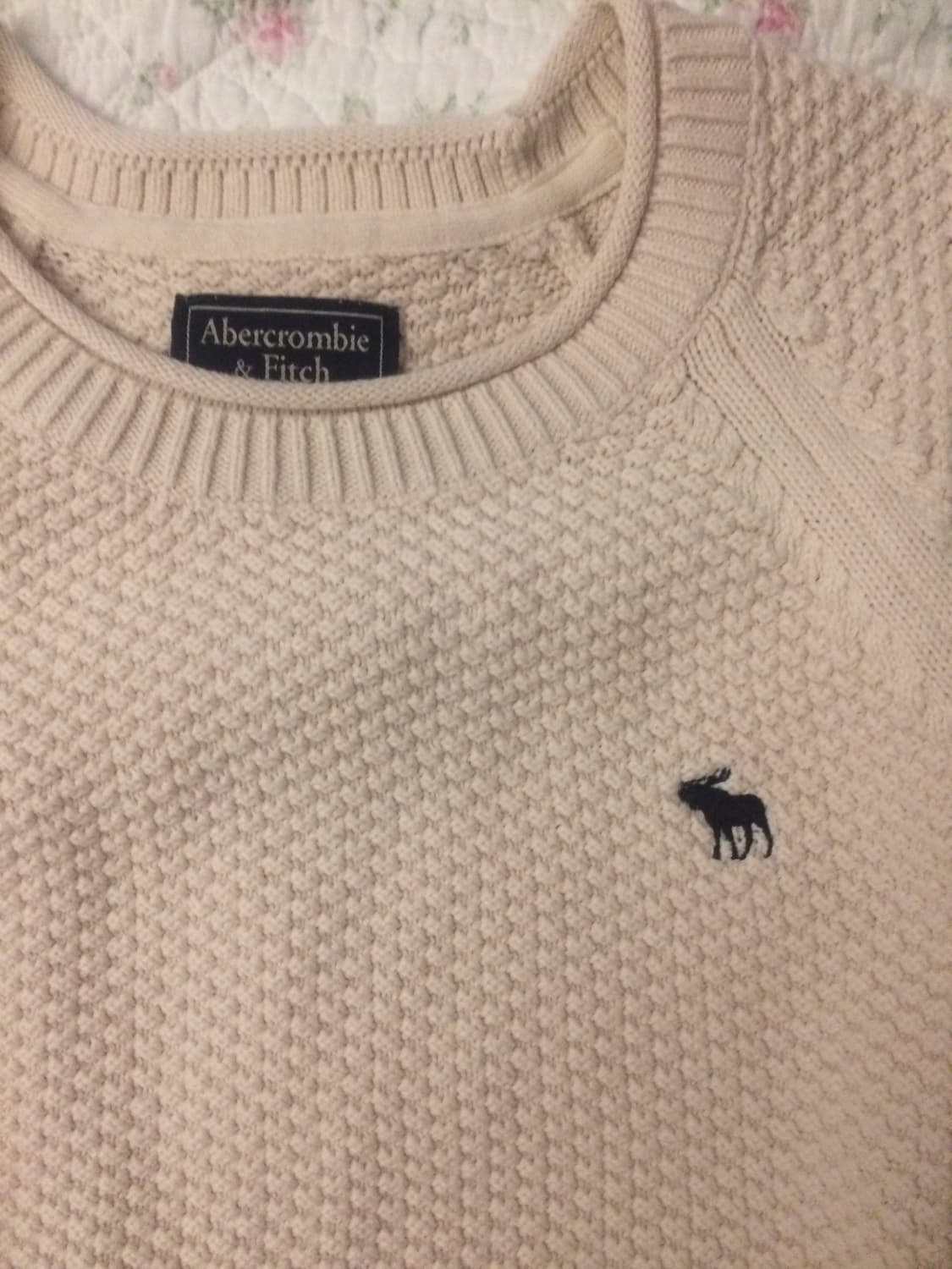 아베크롬비 딸기우유 니트 하구미 아오이유우깔 상품이미지3