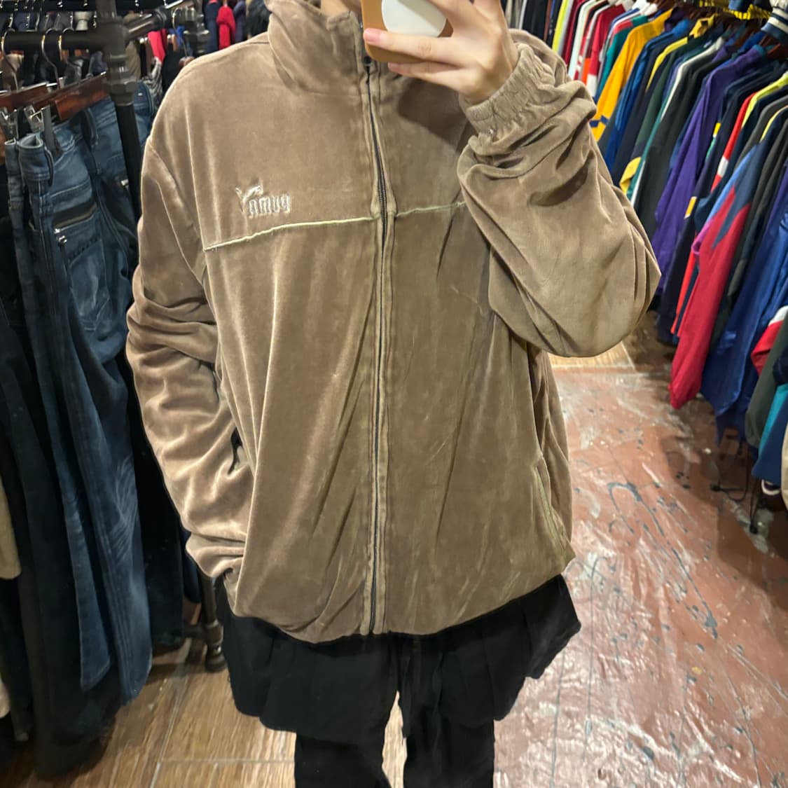 [Hi] 푸마 브라운 벨벳 져지 상품이미지1