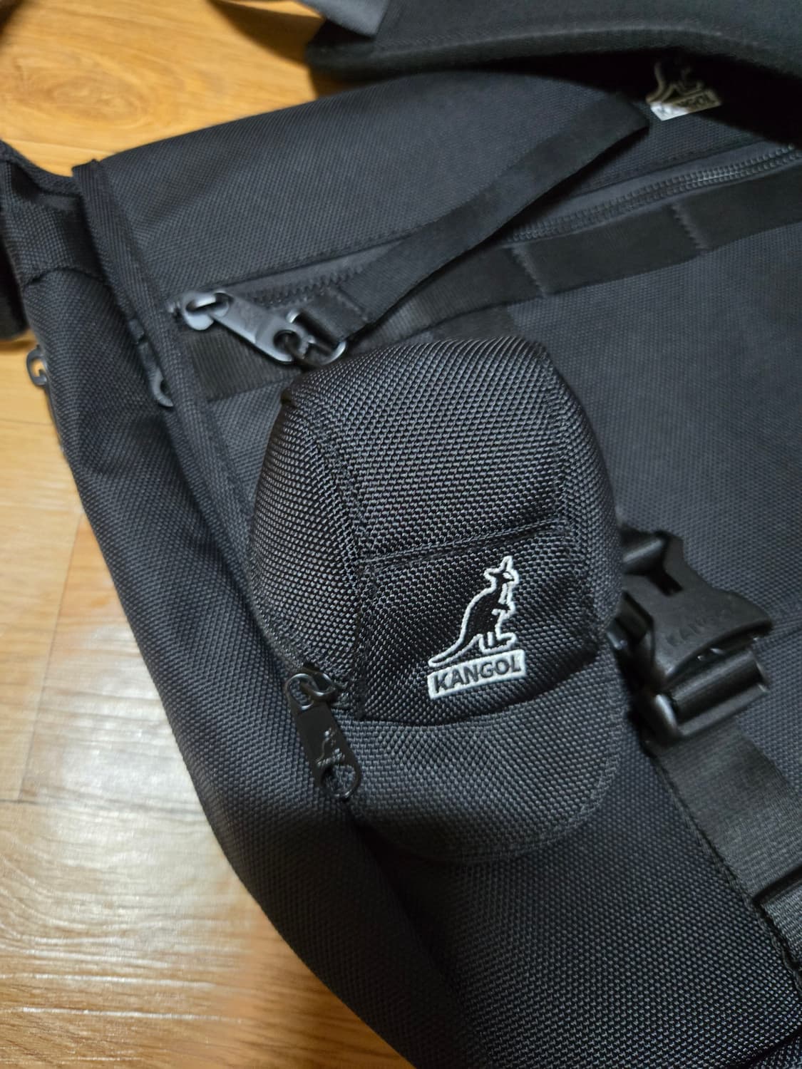 캉골 듀스 블랙 메신저백 (미사용제품) 상품이미지3