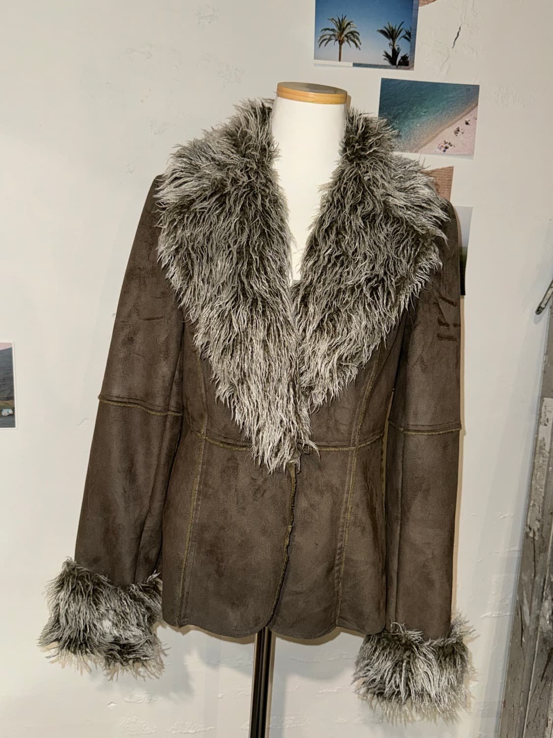 스웨이드 퍼카라 자켓 상품이미지2