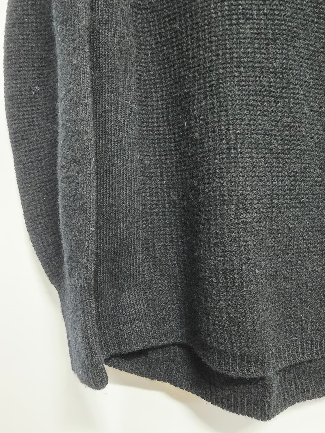 샬라얀 블랙 루즈핏 니트 스웨터 모100프로 상품이미지3