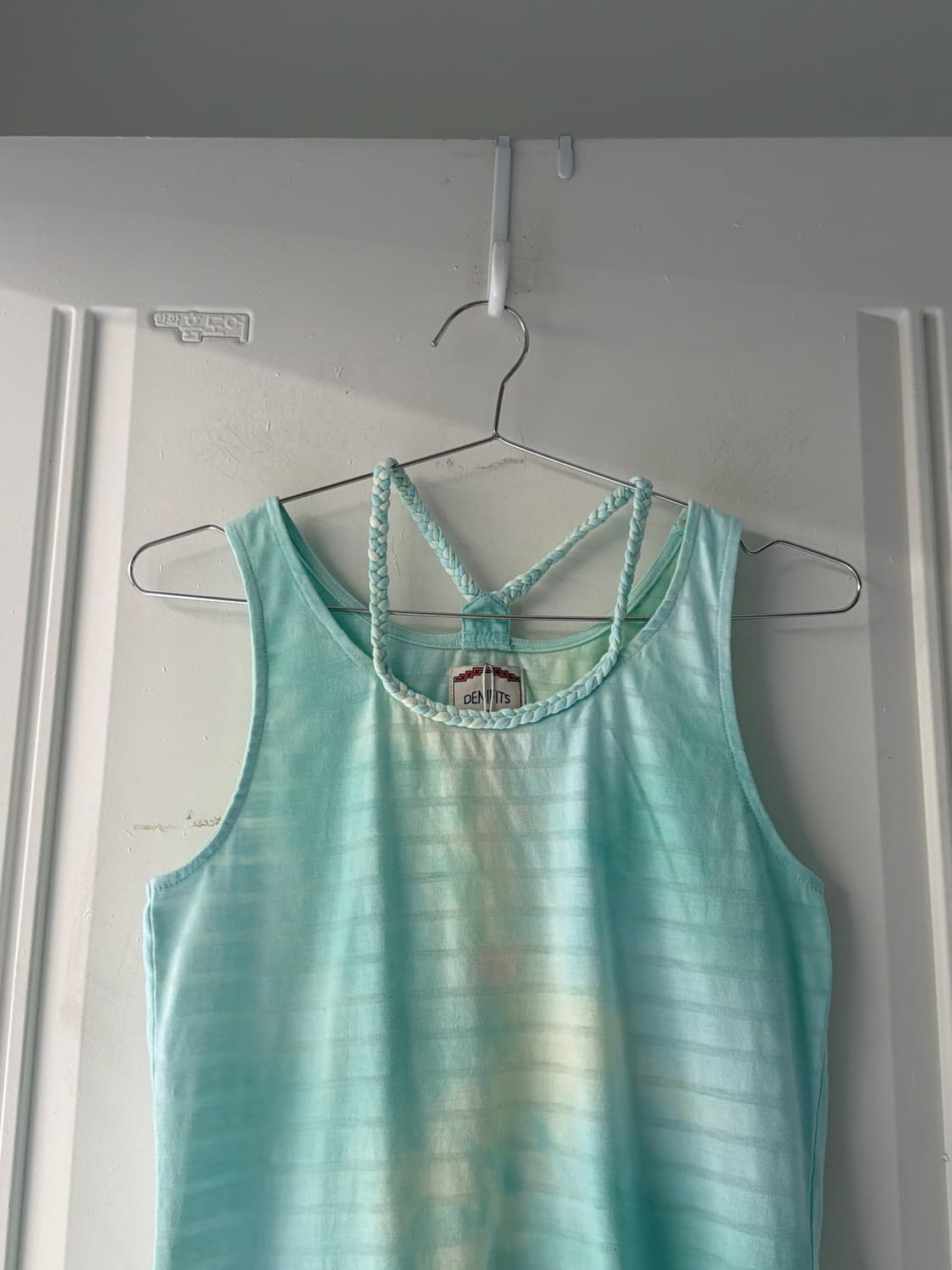 일본빈티지 에스닉 모리 슬리브리스 나시 상품이미지2