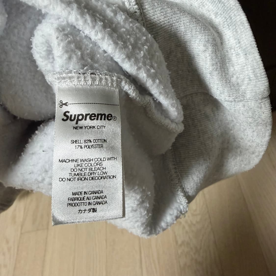 슈프림 박스 로고 후드티 그레이 M 상품이미지4