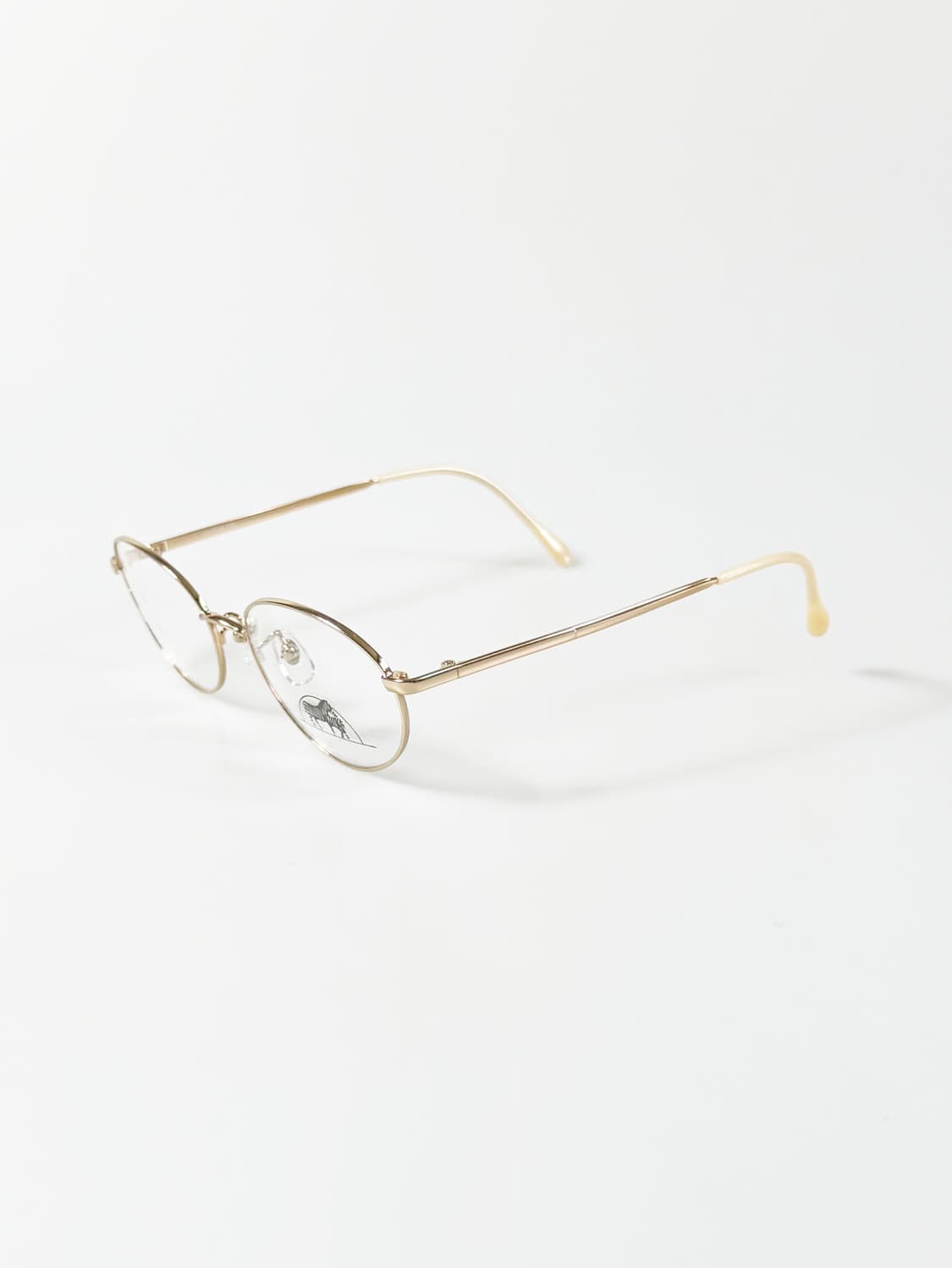 90s 오버사이즈 골드 슬림 오벌 메탈 빈티지 안경 상품이미지3