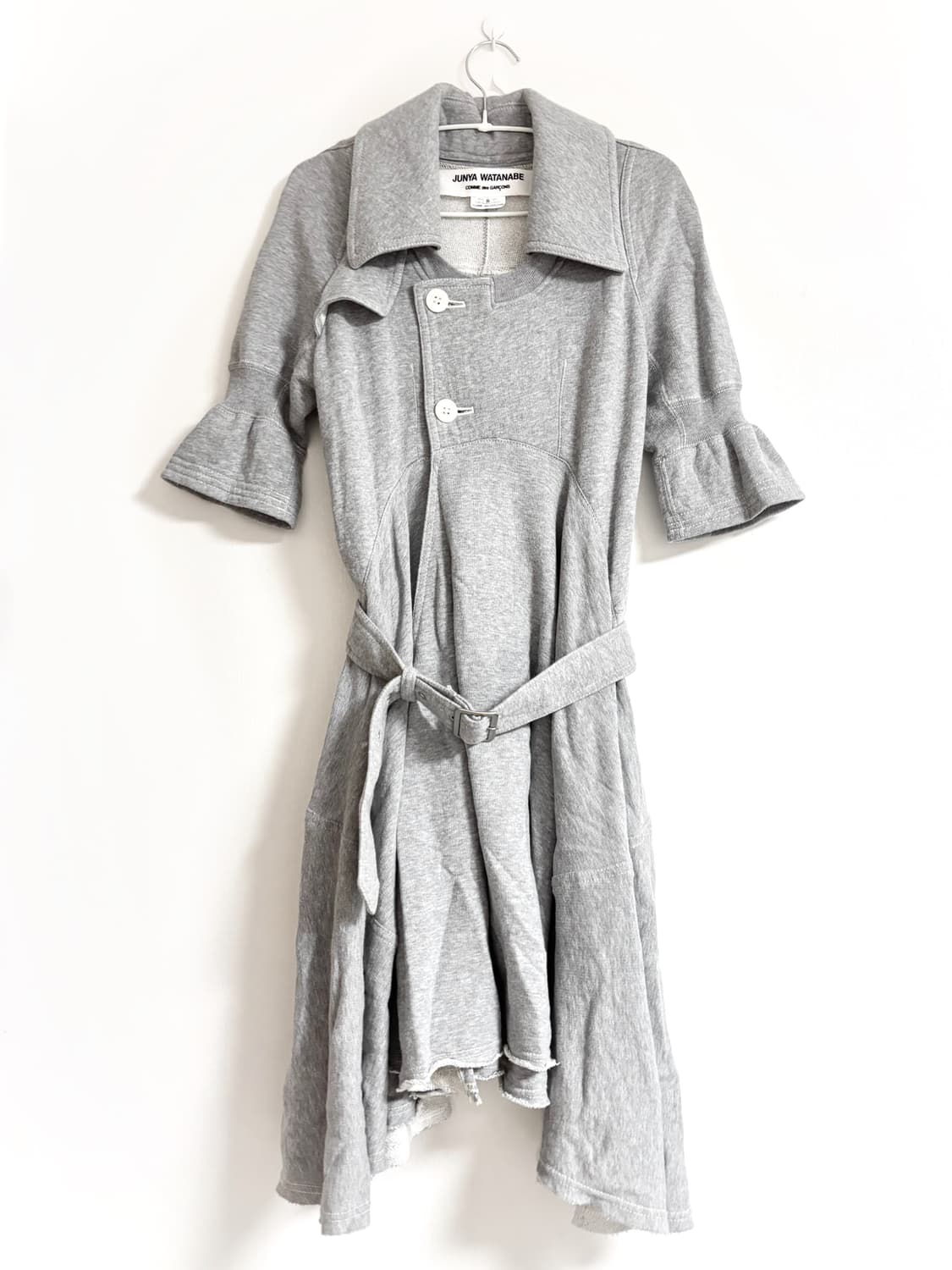 준야와타나베 코튼 스웻 트렌치 원피스 상품이미지1