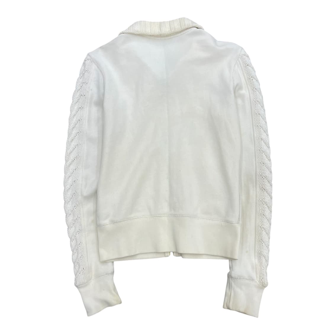 타미힐피거 아이보리 꽈배기 니트 집업 상품이미지2