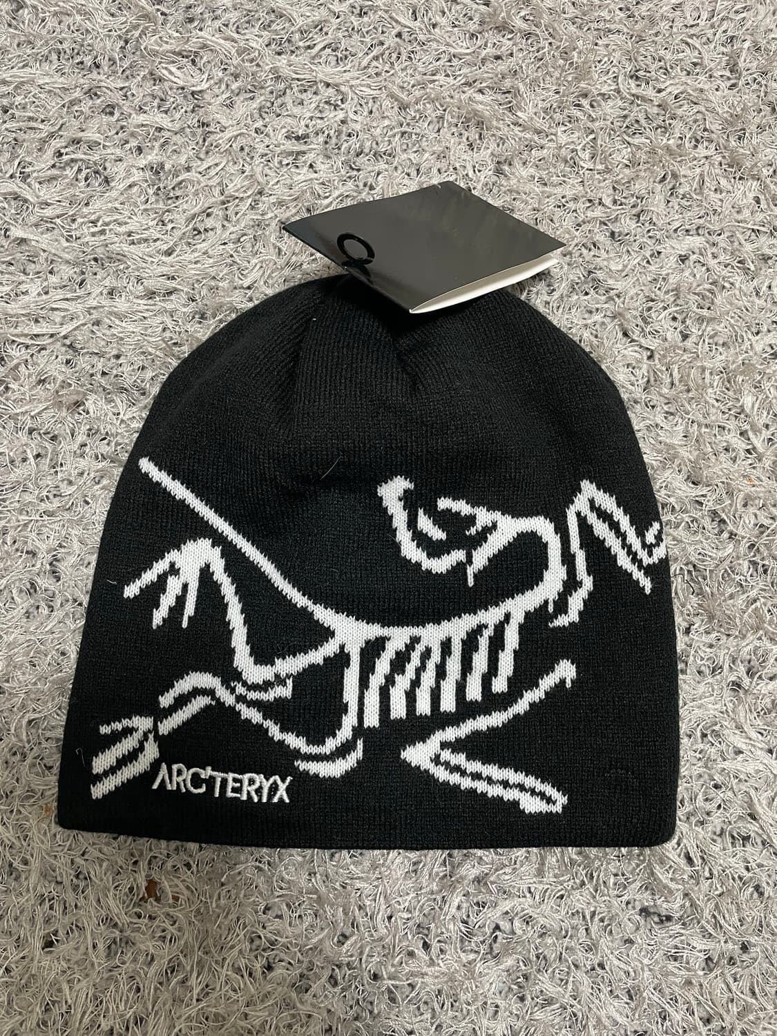 아크테릭스Arcteryx 블랙화이트 비니 Free 상품이미지2