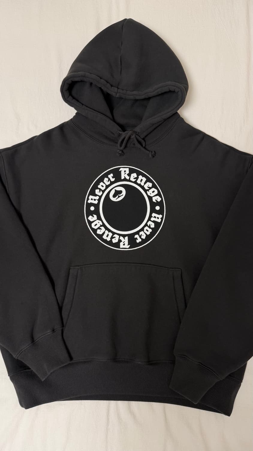 스투시 x 데님 티어스 그래픽 후드 블랙 M사이즈 상품이미지2