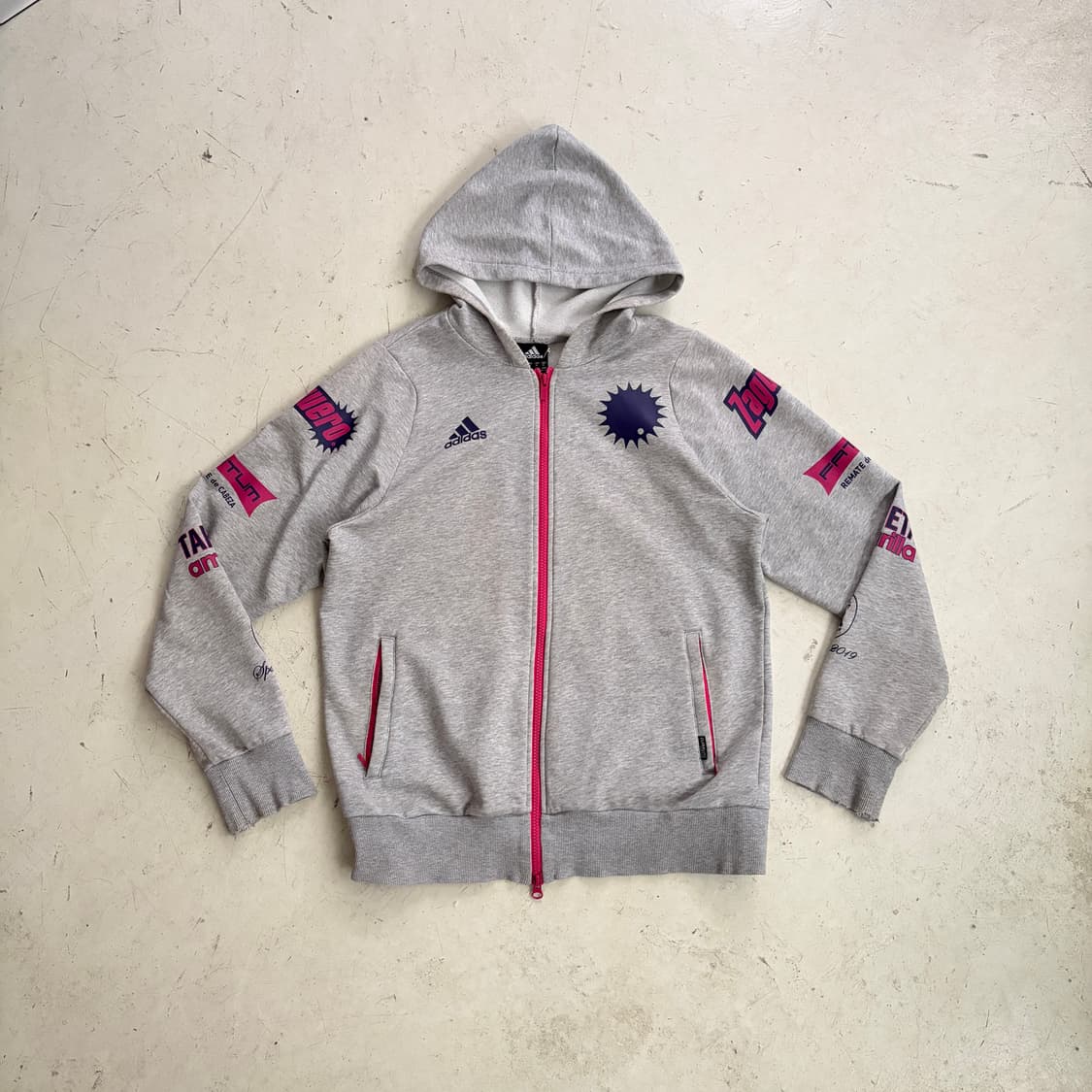 아디다스 빈티지 후드집업 자켓 M 상품이미지1