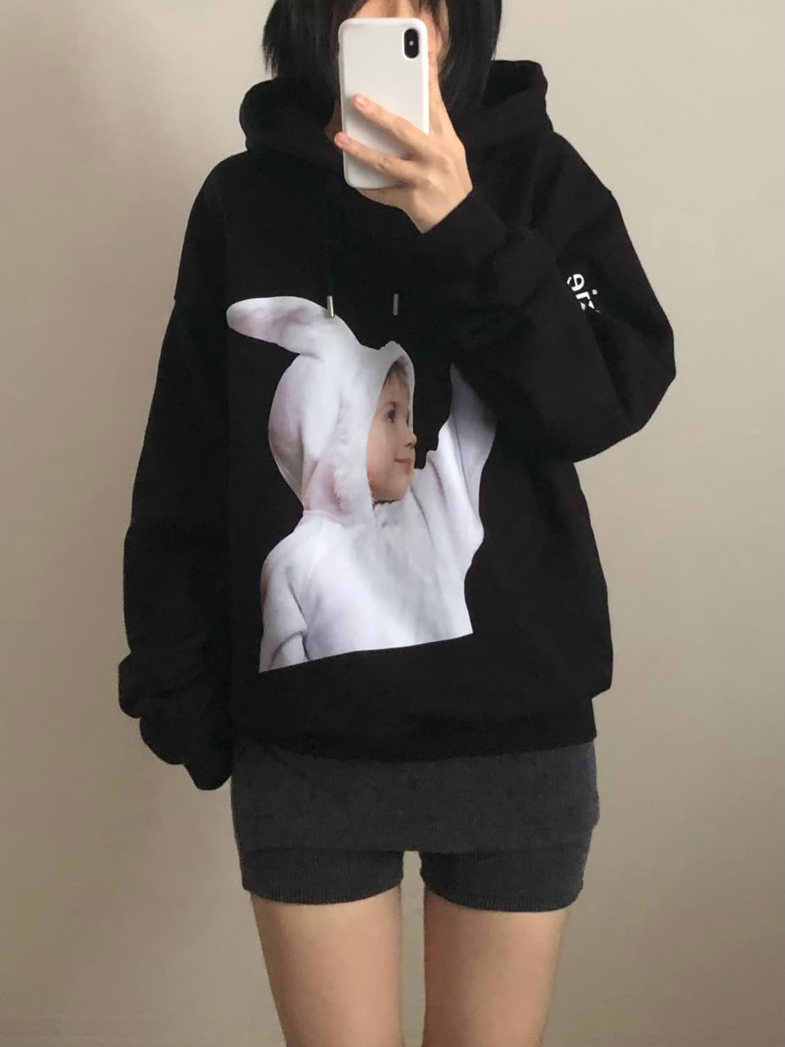 아크메드라비 프린팅 후드티 상품이미지1